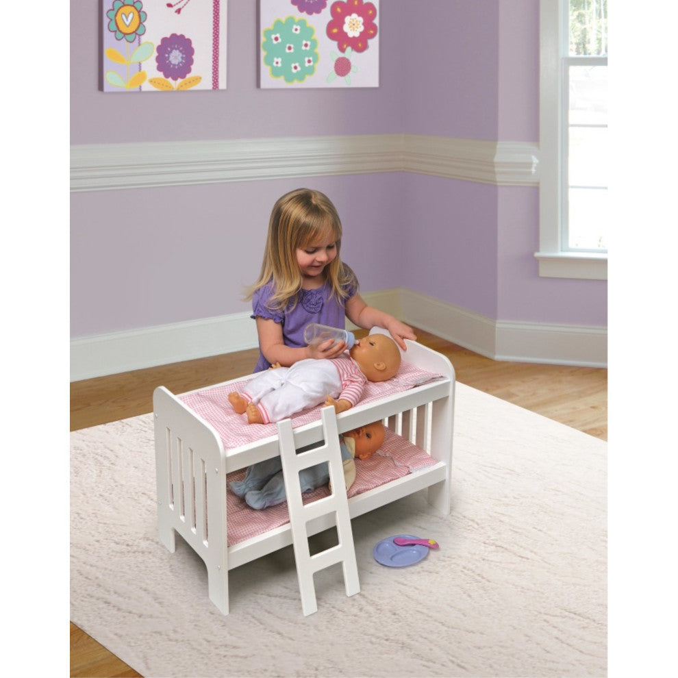 Doll Bunk Beds With Ladder, And Bedding