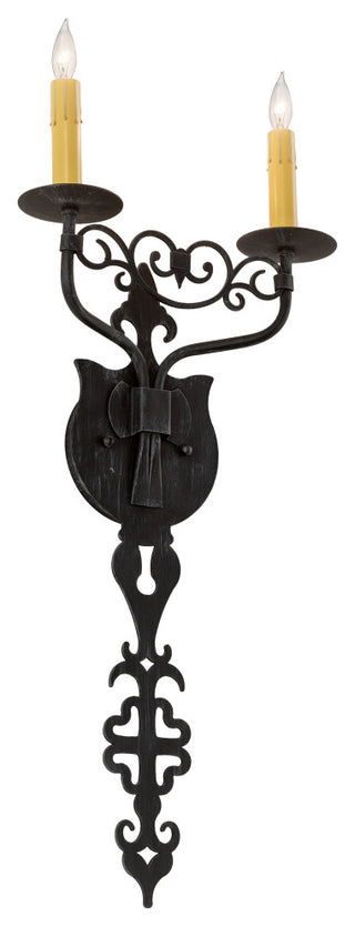 11 Wide Merano 2 Light Wall Sconce