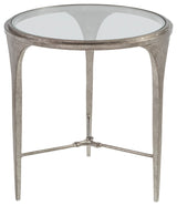 Porto Silver Round End Table