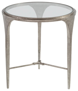Porto Silver Round End Table