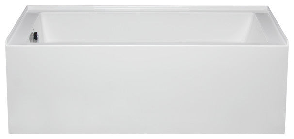Malibu Driftwood LH Rectangle Soaking Bathtub 60x30x22 Biscuit