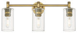 Crown Point 3 23.875" Bath Vanity-Light Brushed Brass