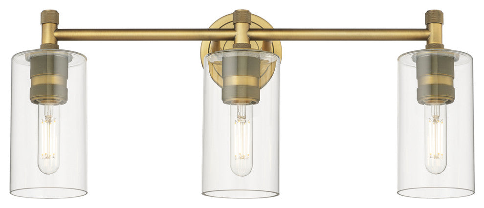 Crown Point 3 23.875" Bath Vanity-Light Brushed Brass