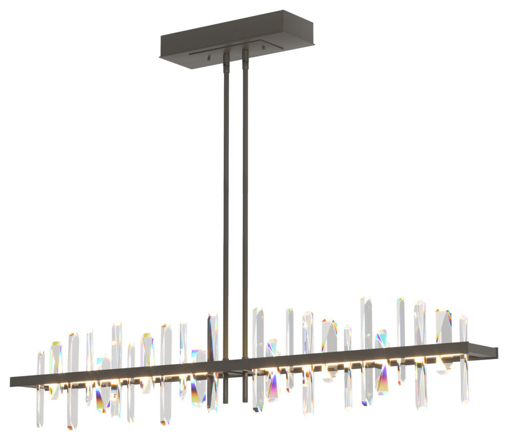 Solitude Large LED Pendant, Dark Smoke Finish