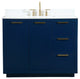 Elegant Decor Blake Bathroom Vanity Blue