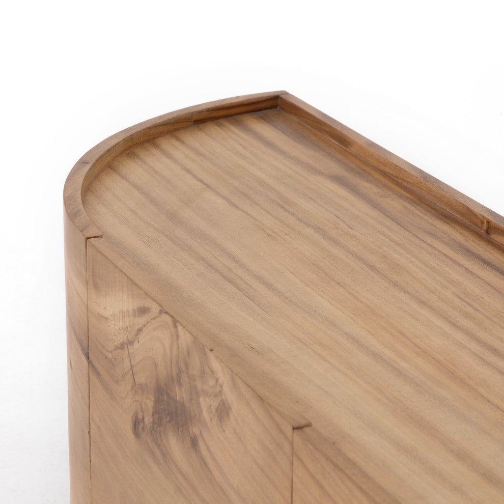 Lunas Media Console-Gold Guanacaste
