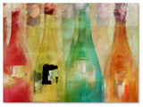 Color Bakery 'Bouteilles' Canvas Art, 19"x14"