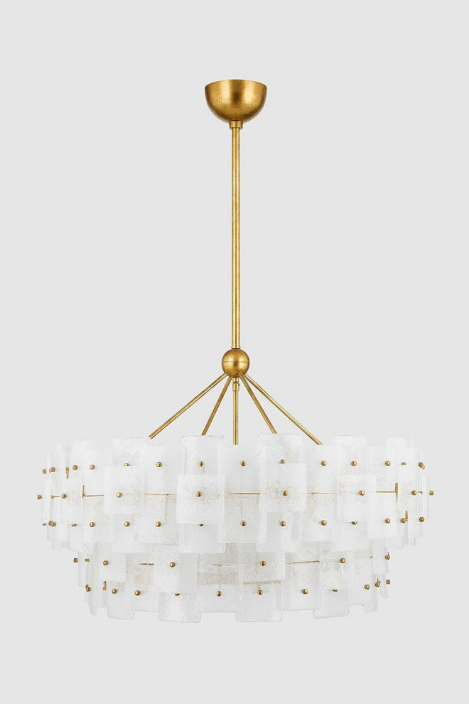 Jacik Chandelier, Vintage Gold Leaf