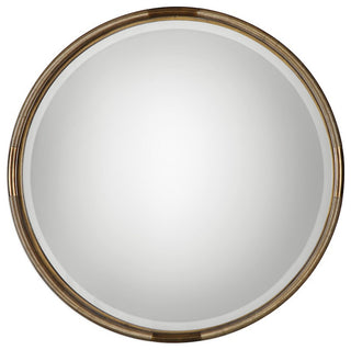 Uttermost Finnick Iron Coil Round Mirror, 9244