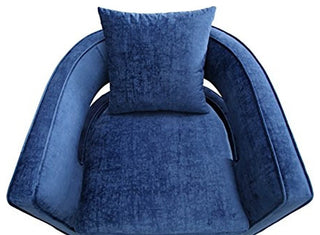 Kennedy Navy Swivel Chair - Navy