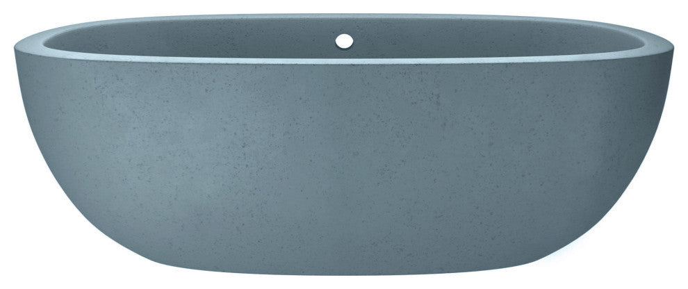 Avalon NativeStone Freestanding Soaking Tub, Ocean, 72"