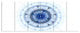 Cabalistic Blue Fractal Sphere, Abstract Canvas Art Print, 70"x28", 6 Panels