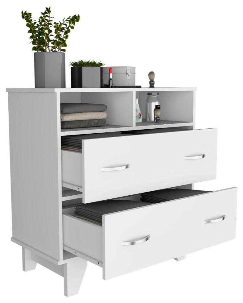 Portobelo Two Drawer Dresser, White
