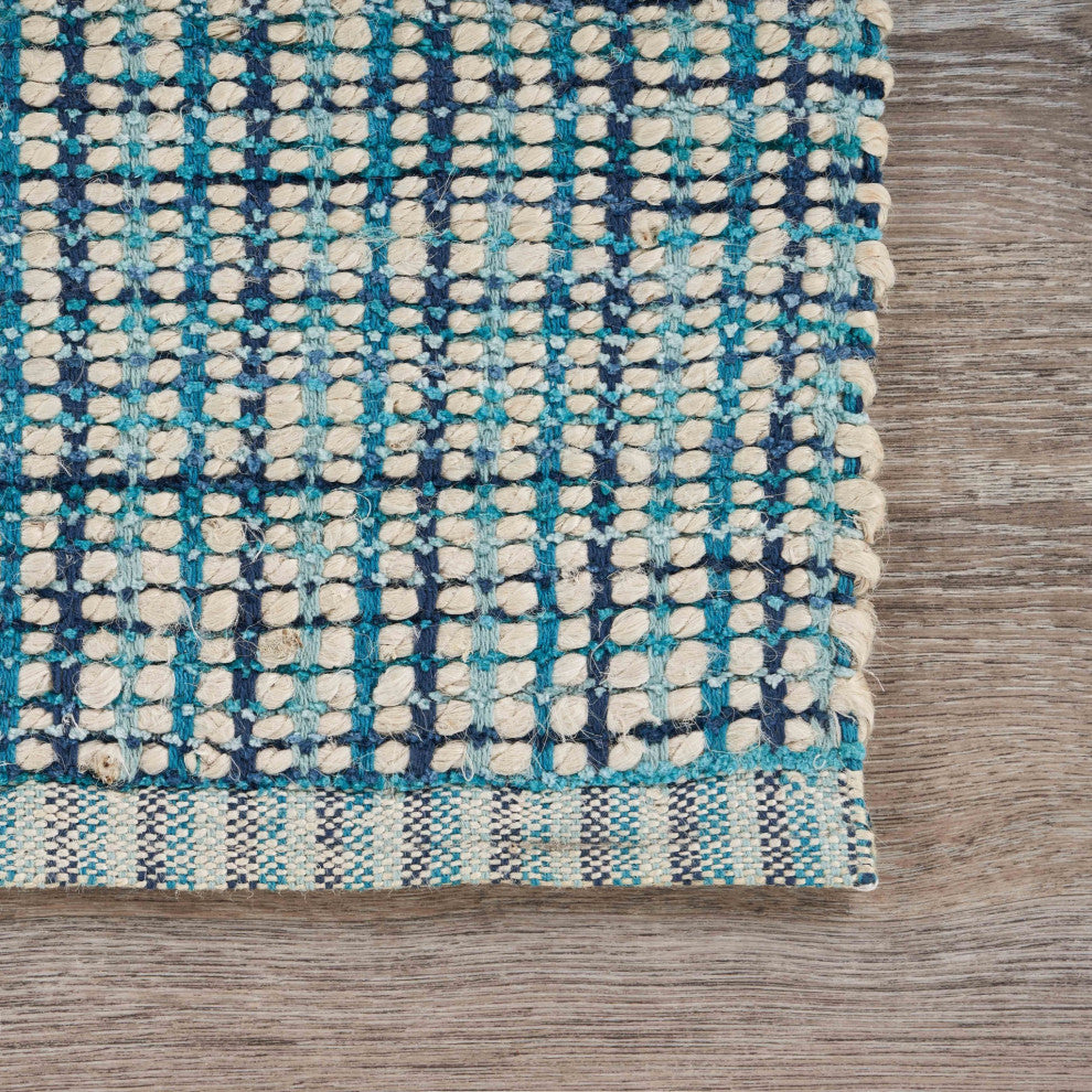 5' x 8' Classic Blue Jute Area Rug