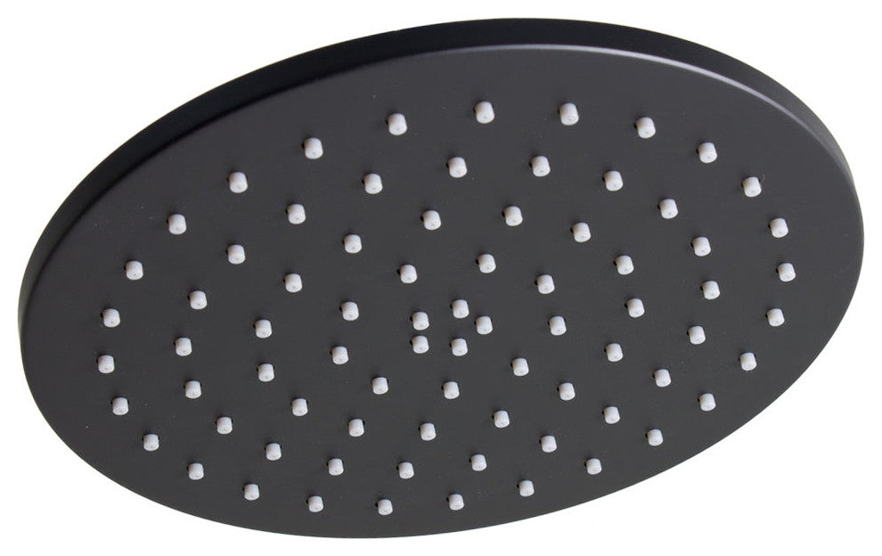 16" Oil Rubbed Bronze Round Color Changing LED Rain Shower Head, Solid Brass