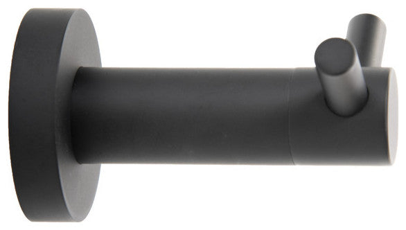 Italia Florence Series Double Robe Hook in Matte Black
