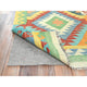 Colorful, Organic Wool Hand Woven, Afghan Kilim Oriental Rug, 2'10"x4'8"