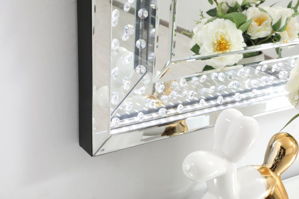 Rudy 24"x36" LED Crystal Mirror