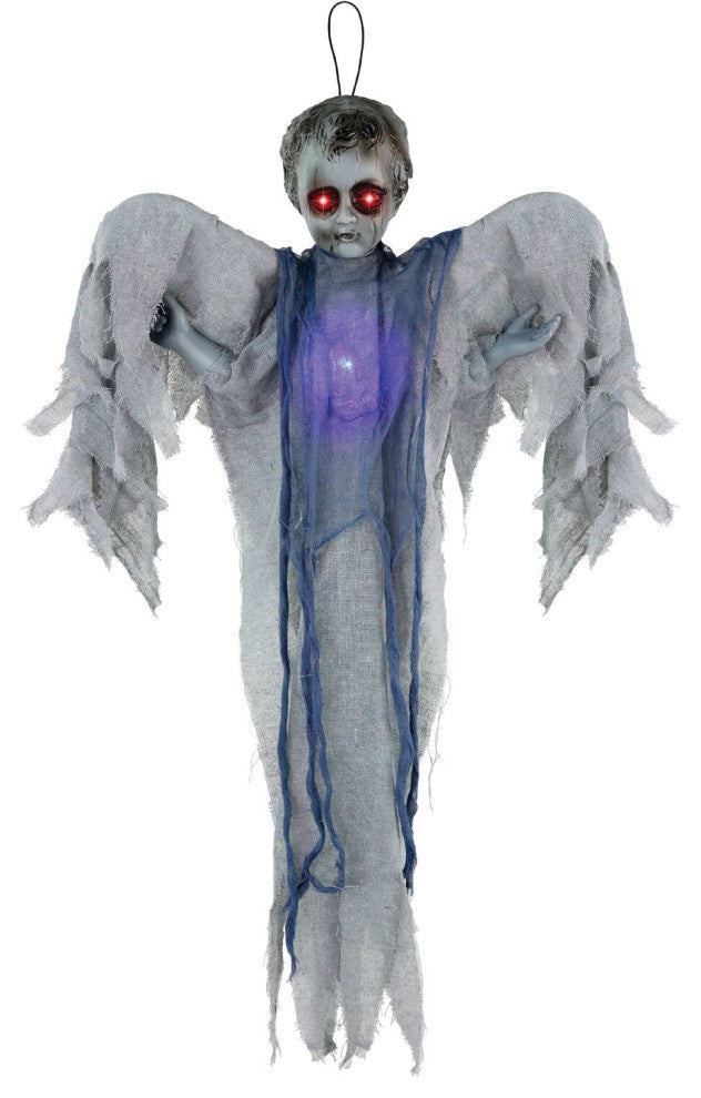Animatronic Haunted Angel, Lights and Sound
