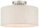 Brushed Nickel Casual, Transitional, Versatile, Minimal Semi Flush