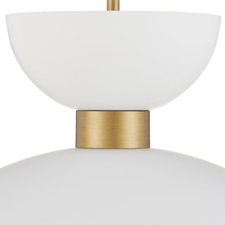 Zevio White Pendant