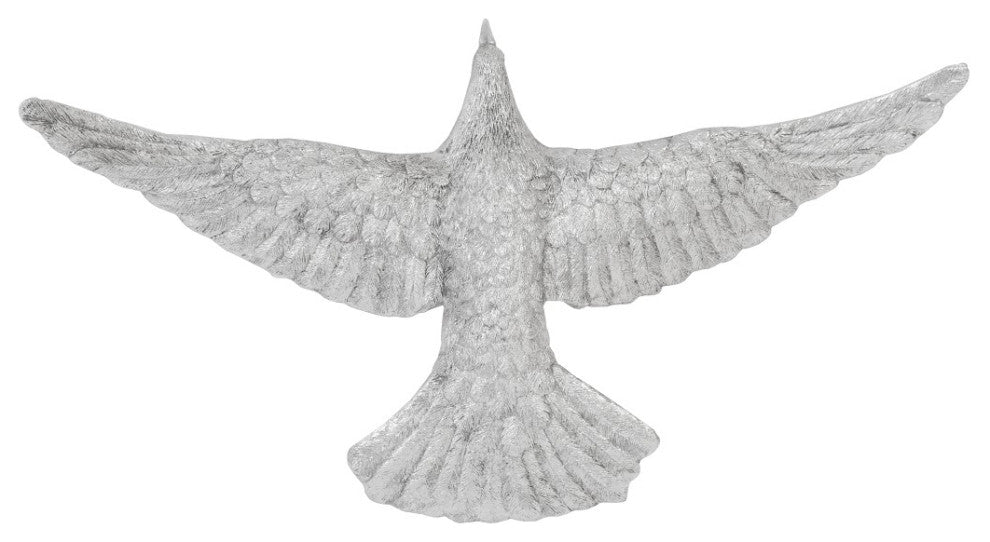 Dove Wall Art, Silver Leaf A