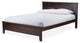Baxton Studio Spuma Wood Twin Panel Bed in Cappuccino