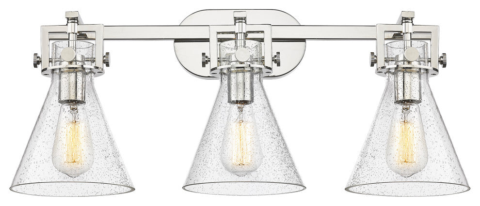 Newton Cone 3 27" Bath Vanity-Light Polished Nickel