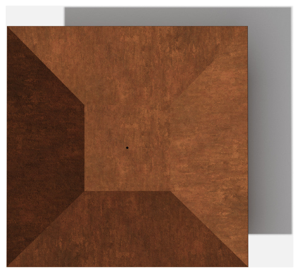 Metallic Series 32" Square Bowl Planter