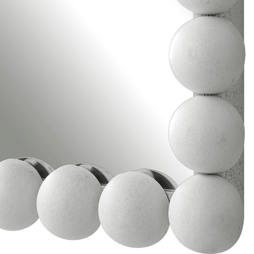 Uttermost 09790 Serna 21" W x 30" H Transitional Rectangular - Matte White