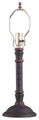 Gatlin Lamp Base, Hartford Black With Red Stripe