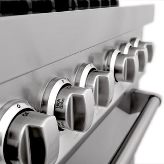 ZLINE 48" Dual Fuel Range, Stainless With Reversible Griddle RA-GR-48