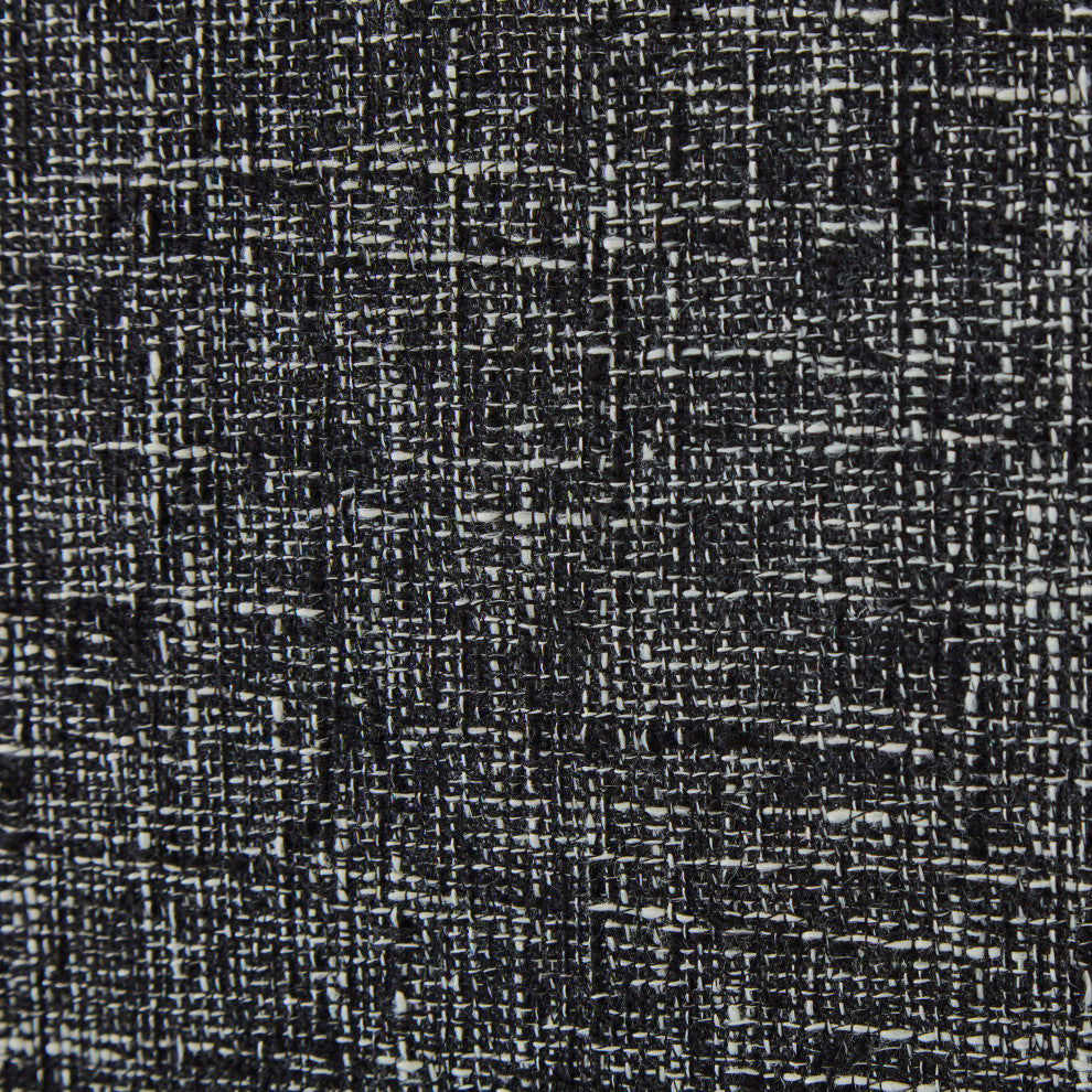 Penny Bed, Black, King, Linen Textured Fabric