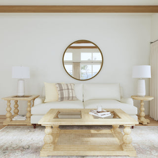 Bronze Circular 48x48 Mirror