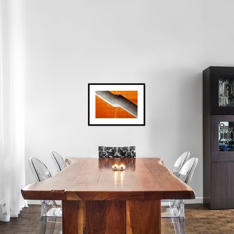 "Steel" Framed Digital Print by Alida Van Zaane, 30x22"