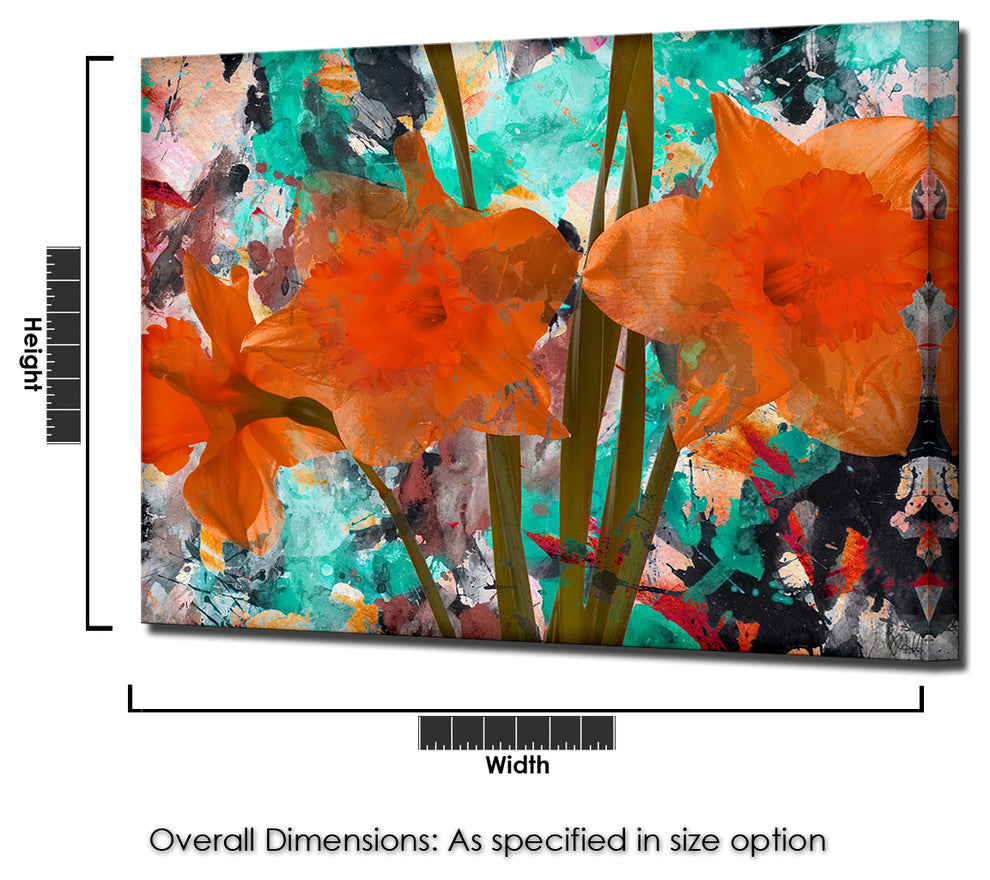 Painted Petals XXI Canvas Wall Art 2-Piece Set, 40"x20"