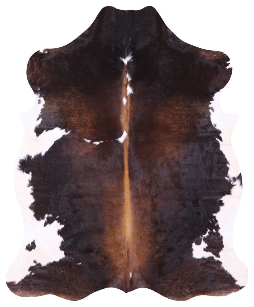 Organic Natural Hair-On Cowhide Area Rug 7' 2" X 5' 11" C1453
