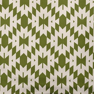 20" x 20" Geo Craze Indoor/Outdoor Polyester Throw Pillow, Olive