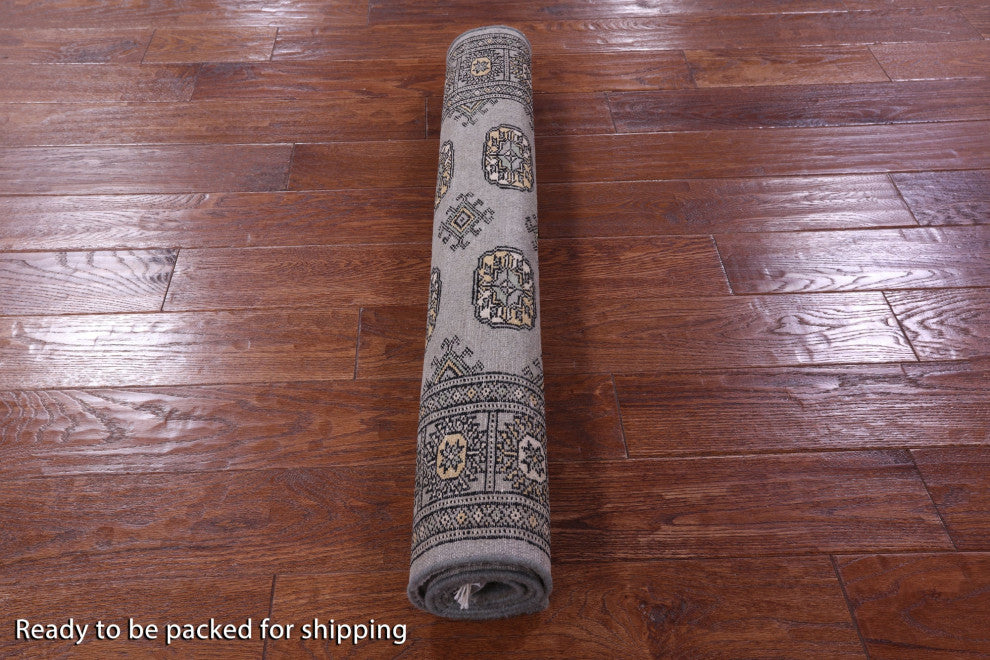 Hand-Knotted Signed Silky Bokhara Wool Rug 3' 3" X 5' 0" - Q13799