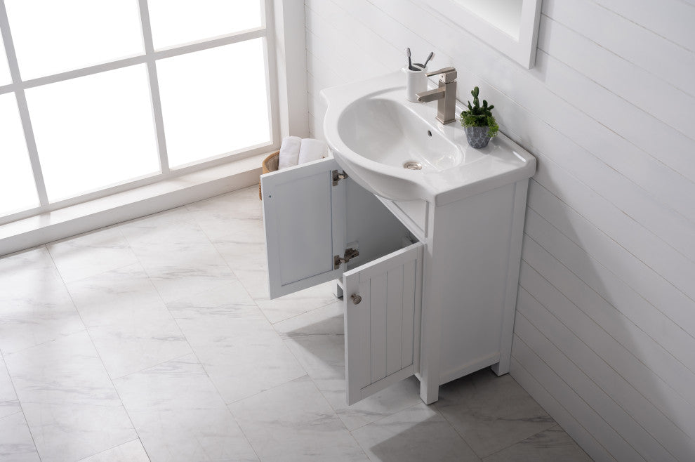 Marian Transitional White 30" Single Sink Vanity