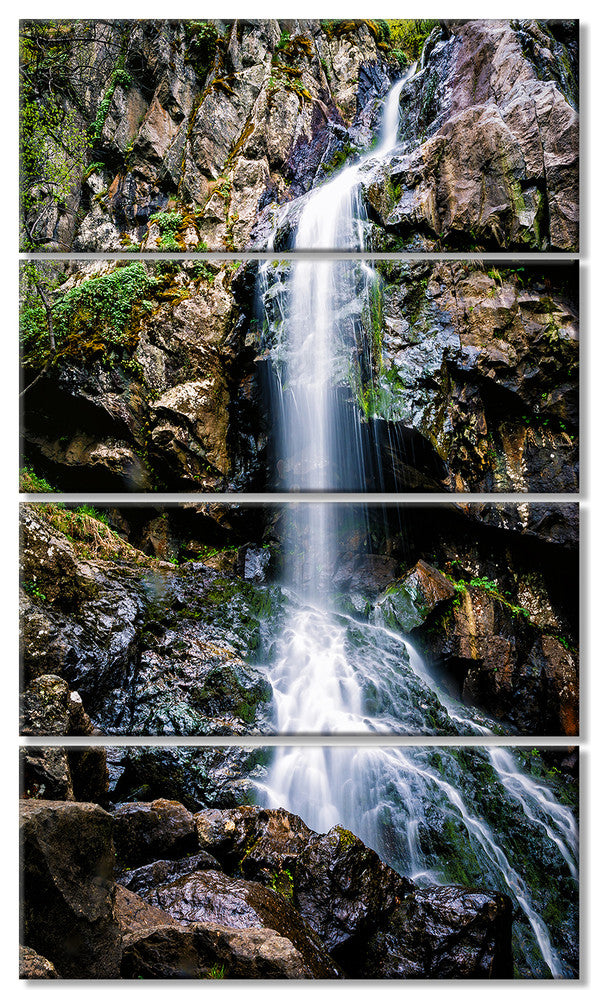 "Waterfall in Sofia Bulgaria" Canvas Print, 4 Panels