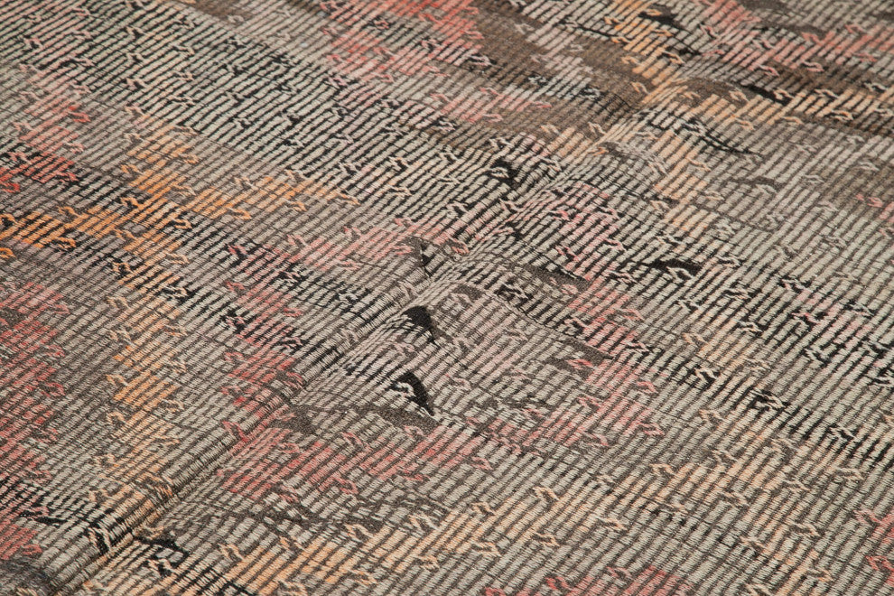 Rug N Carpet - Handwoven Anatolian 7' 7'' x 12' 0'' Unique Wool Kilim Rug