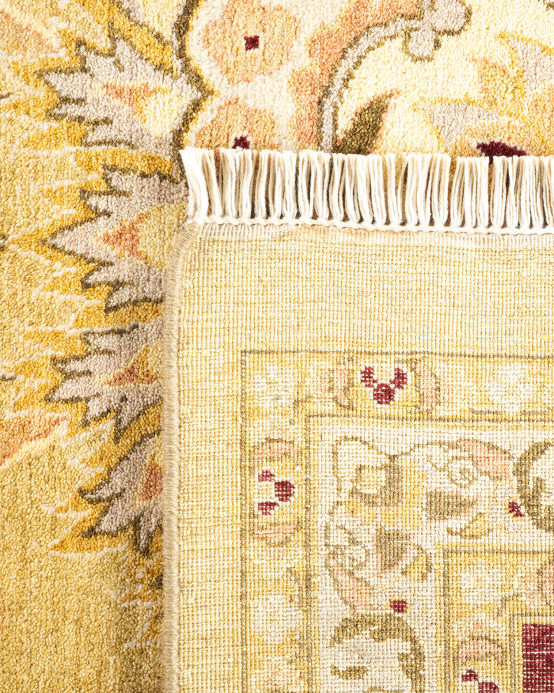 Mogul, One-of-a-Kind Hand-Knotted Area Rug Yellow, 9'2"x12'5"