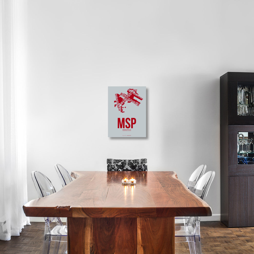 "MSP Minneapolis Poster 3" Fine Art Print