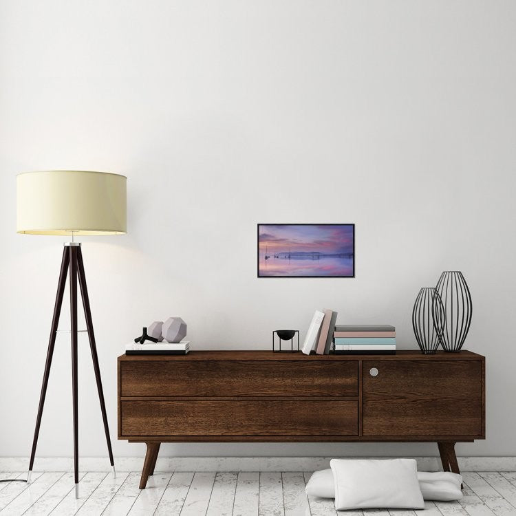 "Morning Mood" Framed Canvas Giclee by Max Witjes, 23x13"