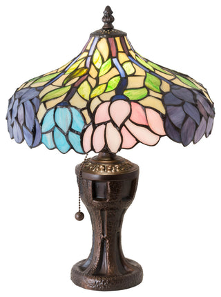 Meyda Lighting 224040 17" High Wisteria Table Lamp