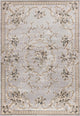 HomeRoots 8'x10' Light Grey Machine Woven Floral Traditional Indoor Area Rug