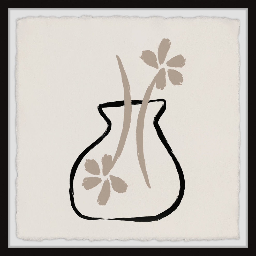 "End to End" Framed Painting Print, 24x24