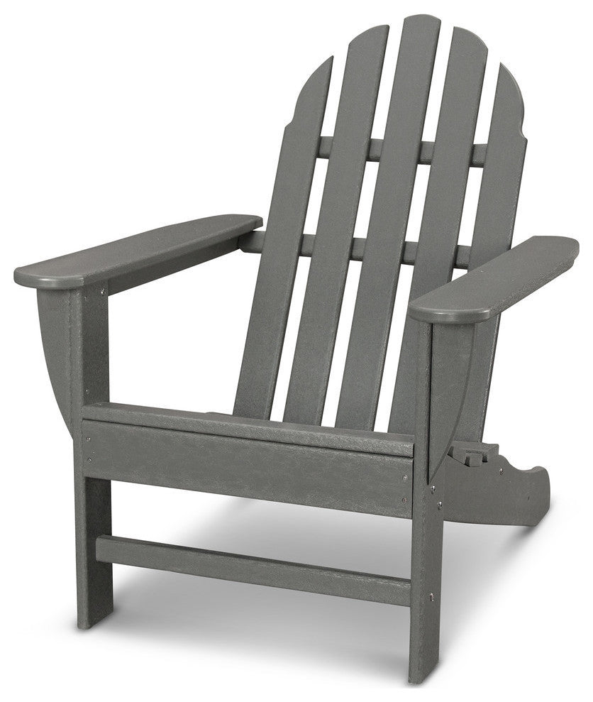 Ivy Terrace Classics Adirondack Chair, Slate Gray