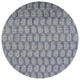 Ahgly Company Indoor Round Mid-Century Modern Area Rugs, 3' Round